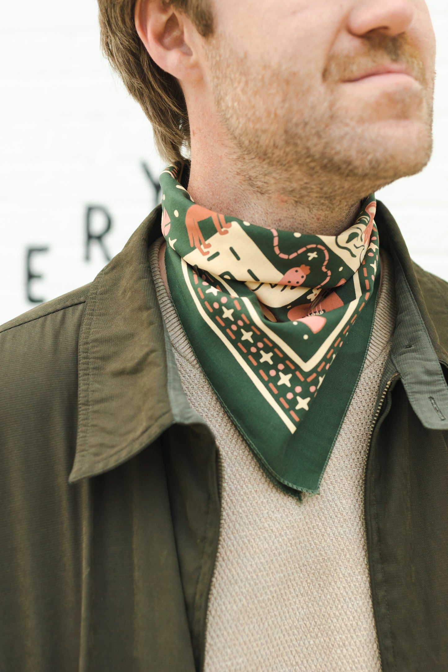 Olive Desert Bandana