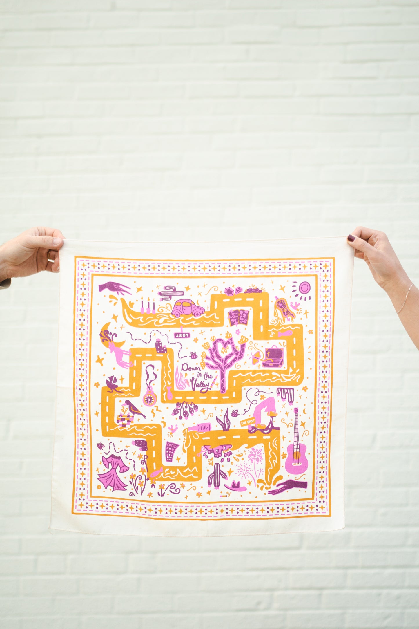 Natural White Desert Bandana