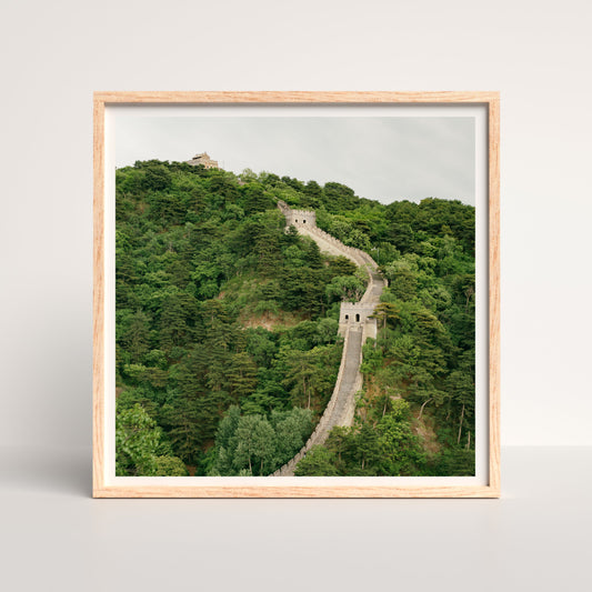 great wall of china print
